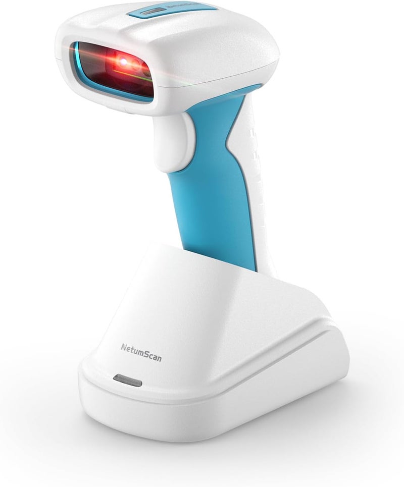 NetumScan 2D QR Industrial Barcode Scanner, IP67 Waterproof Shockproof, 2600mAh, Handsfree Auto-Scan for Medical, Warehouse, Retail, iOS, Android Windows RD-1962(NS) - Image 1